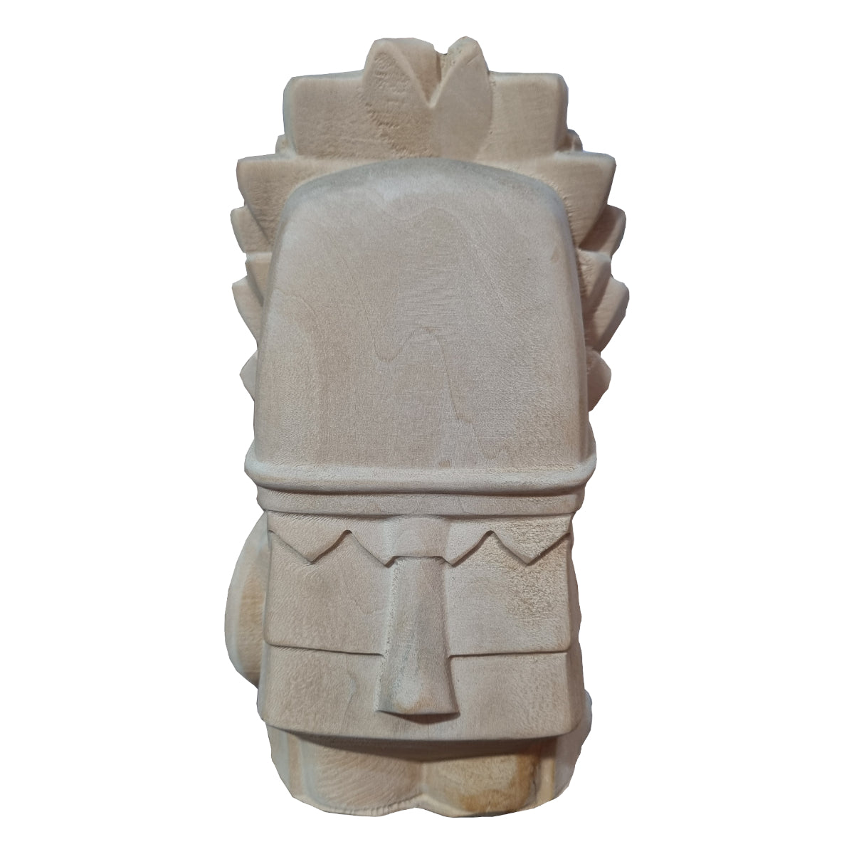 Ahşap Dekoratif Büst Heykeli Maya Totem