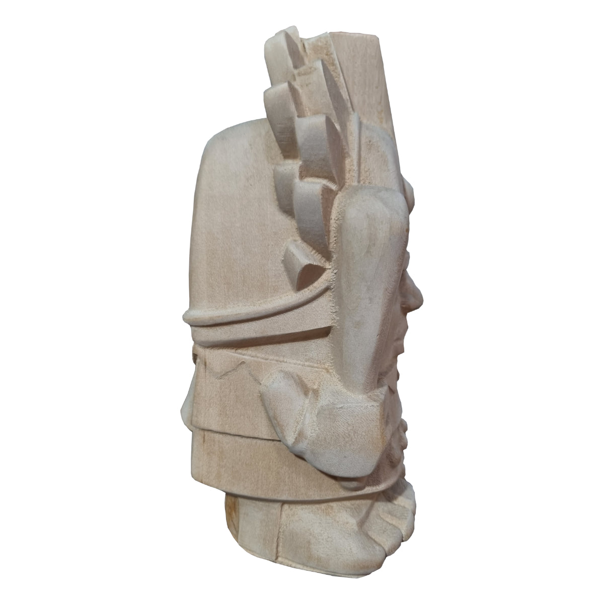 Ahşap Dekoratif Büst Heykeli Maya Totem