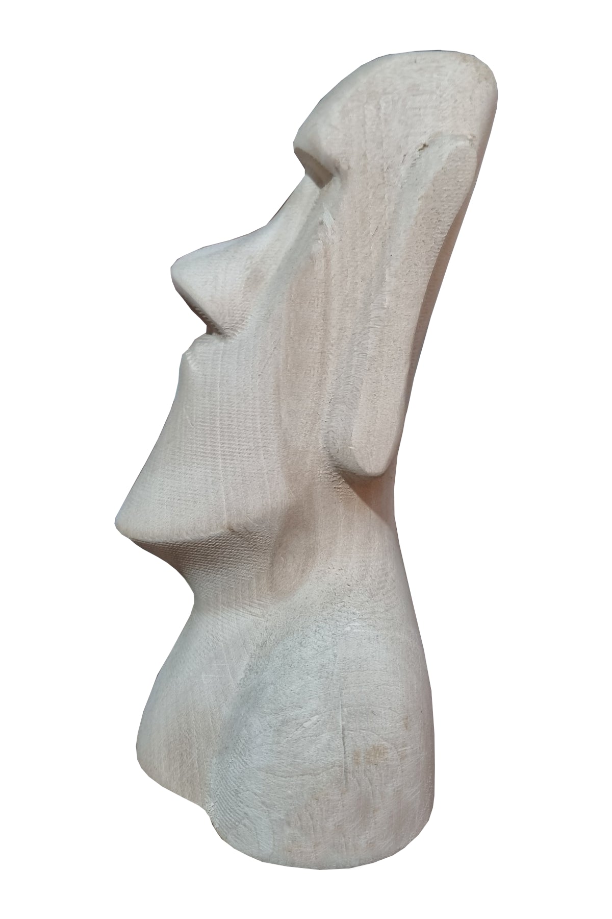 Ahşap Dekoratif Büst Heykeli Moai Totem