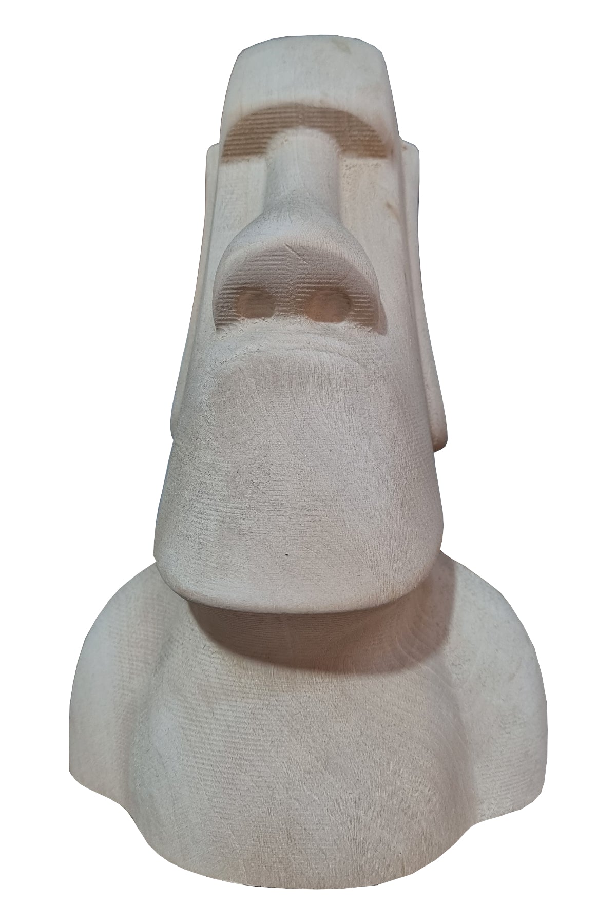 Ahşap Dekoratif Büst Heykeli Moai Totem
