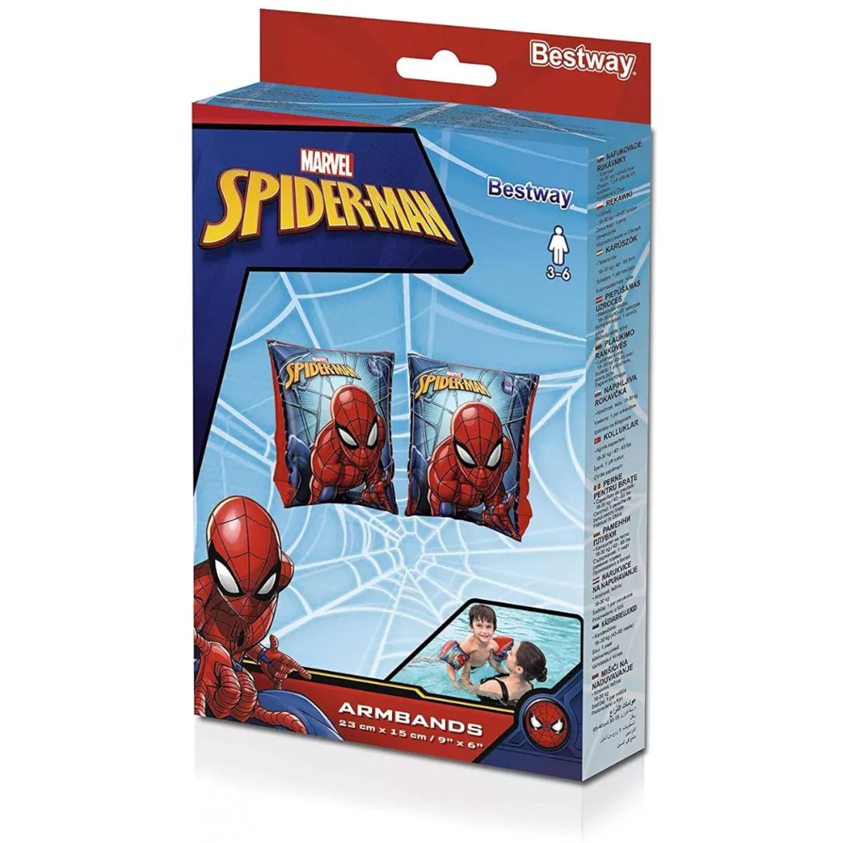 BESTWAY MARVEL SPIDERMAN FİGÜRLÜ ŞİŞME KOLLUK