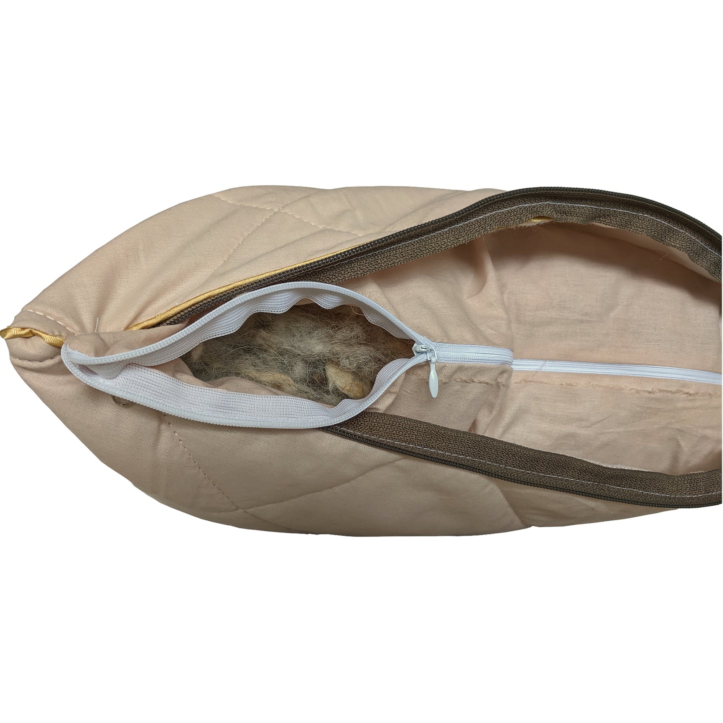 LEFF KAPİTONE YÜN DOLGULU BİYELİ YASTIK