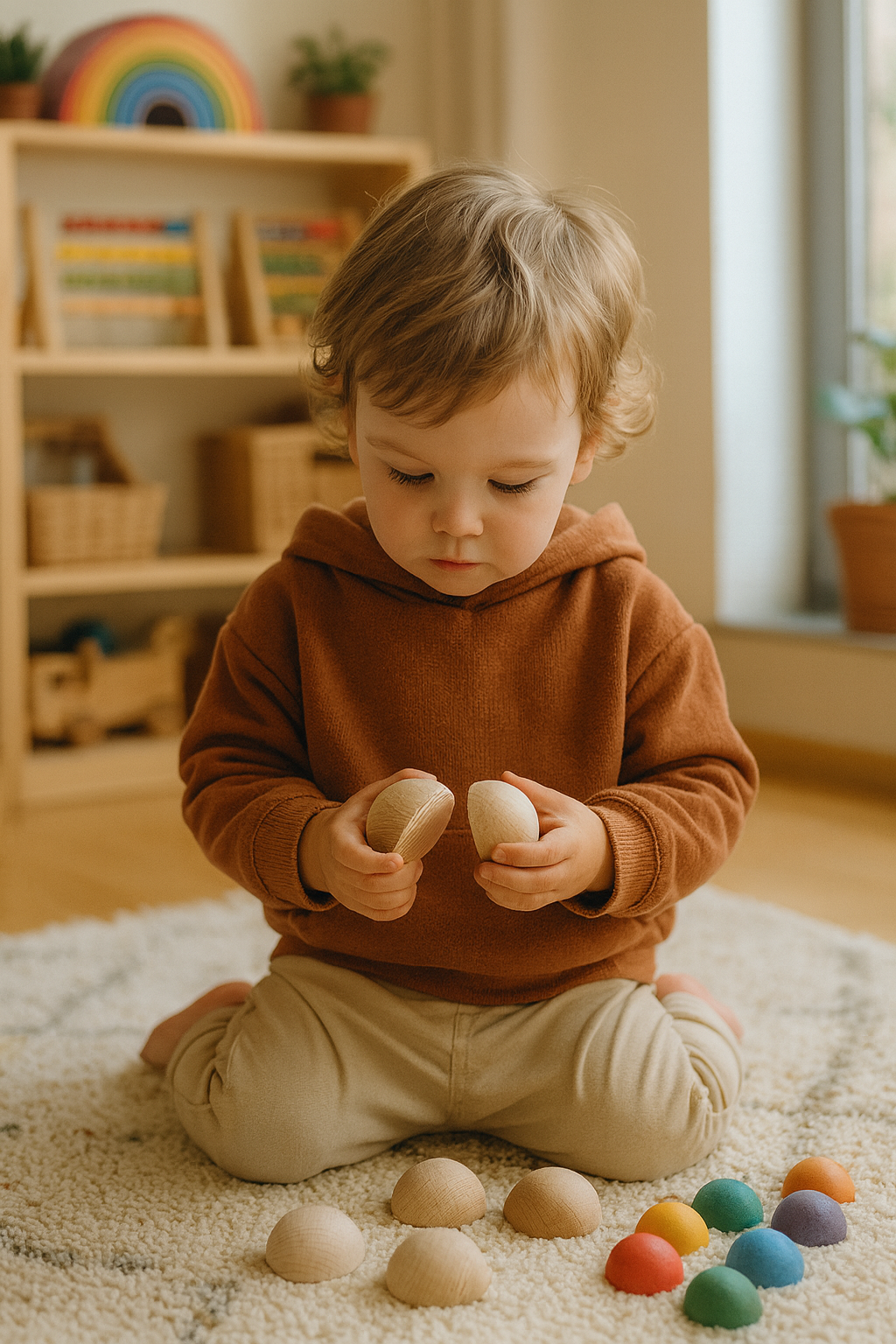 AvE HOME MONTESSORİ WALDORF AHŞAP YARIM KÜRE